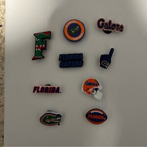 9 Piece Florida Gators Croc Charms